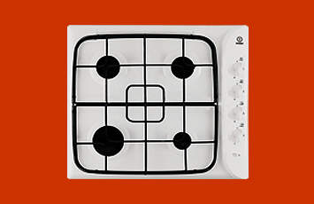Indesit PI640A Gas Hob in White